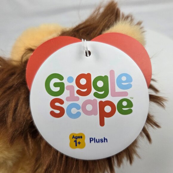 Lion Plush Stuffed Animal NWT 9" Giggle Scape - Picture 6 of 8